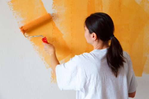 painting the wall