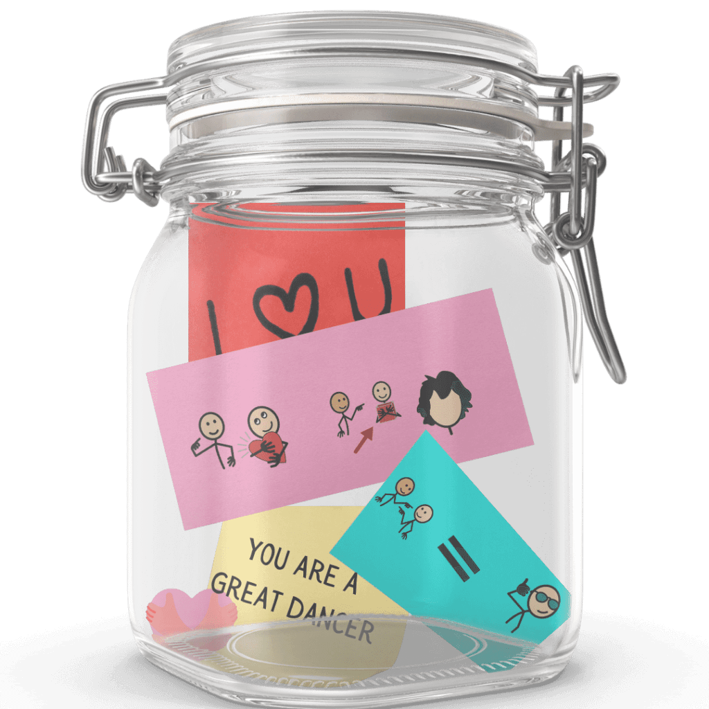 Valentine's Day Jar for AAC Users