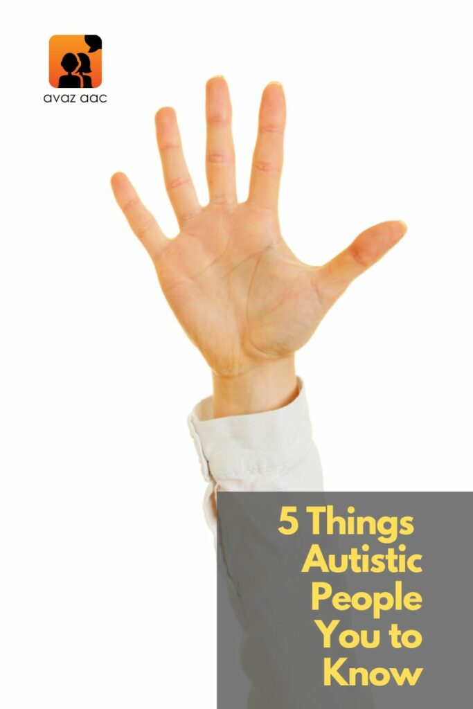 5 things autistic people want you to know