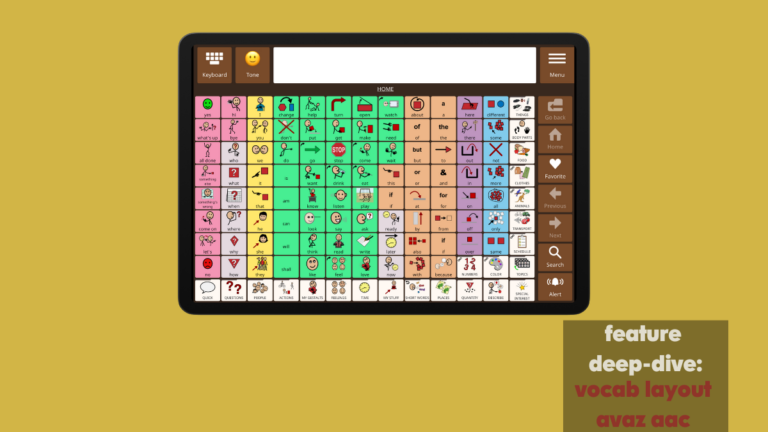 How Vocabulary Layout Shapes Communication: A Peek Inside Avaz AAC